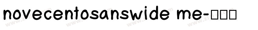 novecentosanswide me字体转换